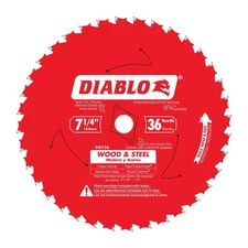 Diablo 7-1/4 in. Dia. x 5/8 in. TiCo Hi-DensityCircular saw blade36 teeth 1 pc.