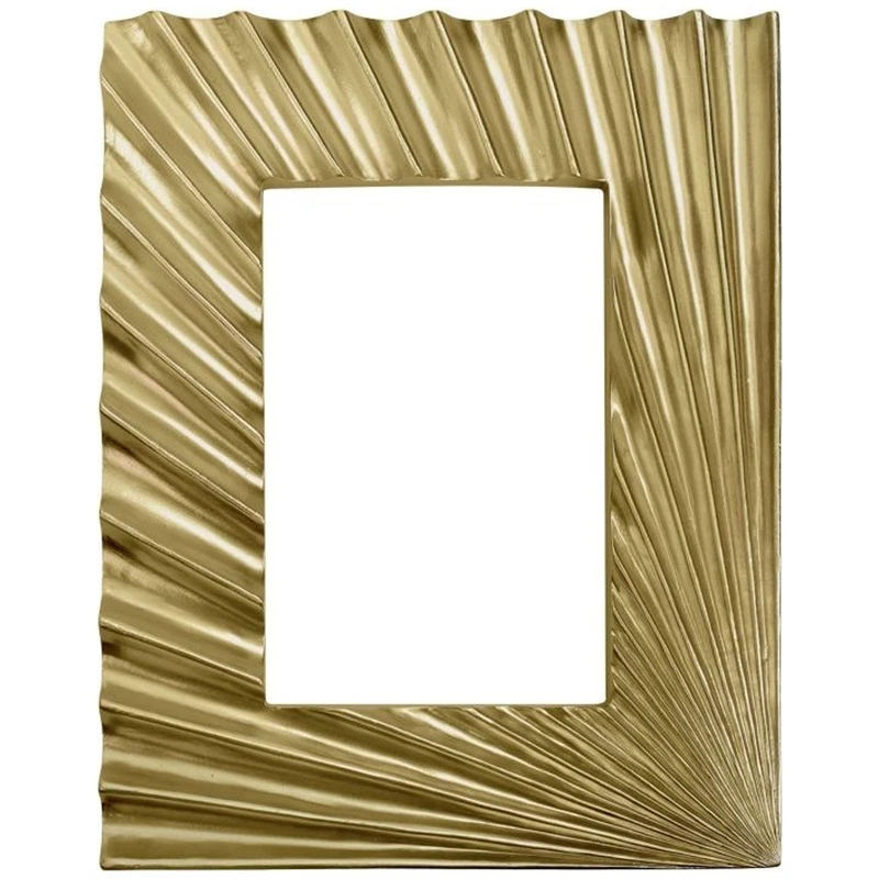 Portafoto Cornice Raggi BRANDANI Oro Foto 10x15 cm Poliresina Tavolo, fotografia 9 di 9