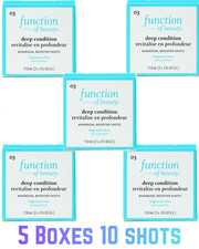 Lot of 5  Function of Beauty Deep Condition Booster Shots 2-Pack 0.2 fl oz Each 