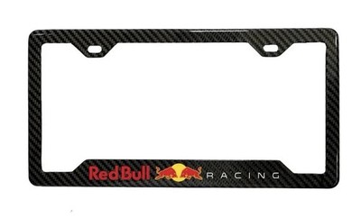Redbull Racing Real 3K TwillWeave Carbon Fiber License Plate Frame Holder