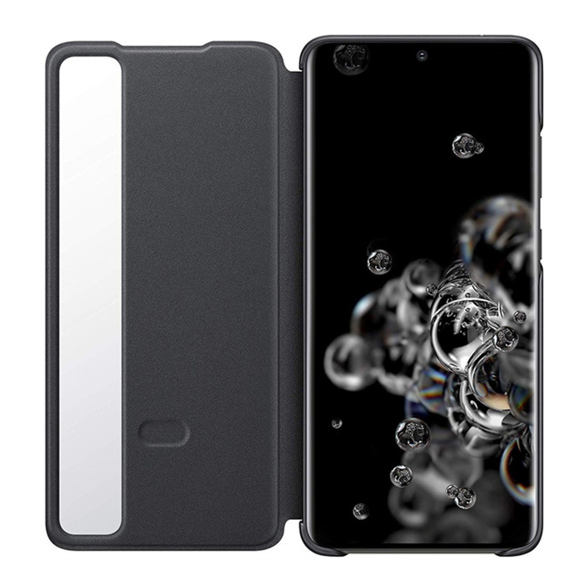 Coque Galaxy S20 Ultra antimicrobienne avec rabat Clear View pour notifications