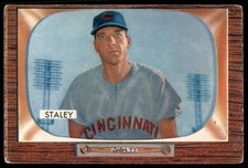 1955 Bowman #155  GERRY STALEY  Cincinnati Redlegs  EX