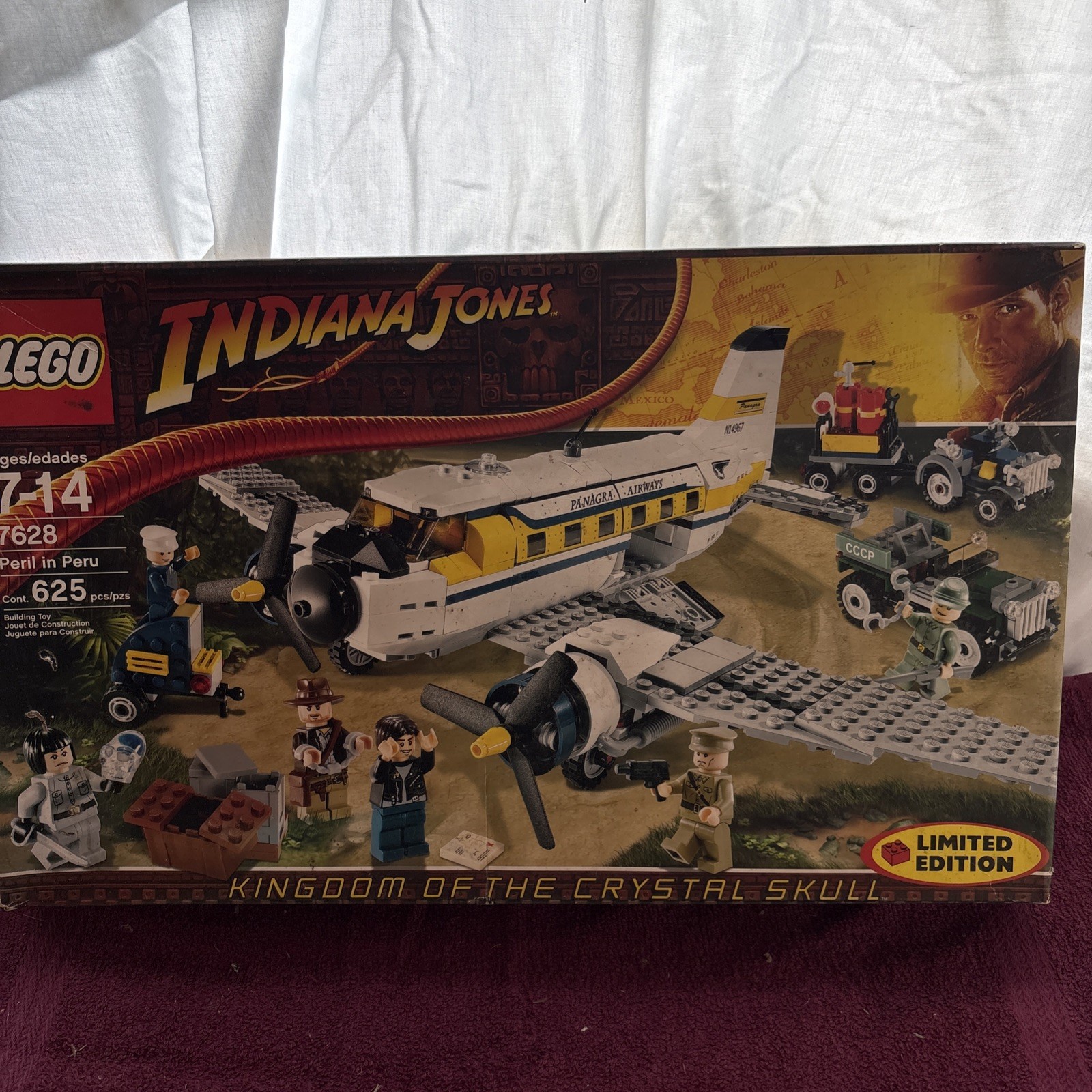 Lego 7628 Peril In Peru Complete Indiana Jones Kingdom Of The Crystal Skull