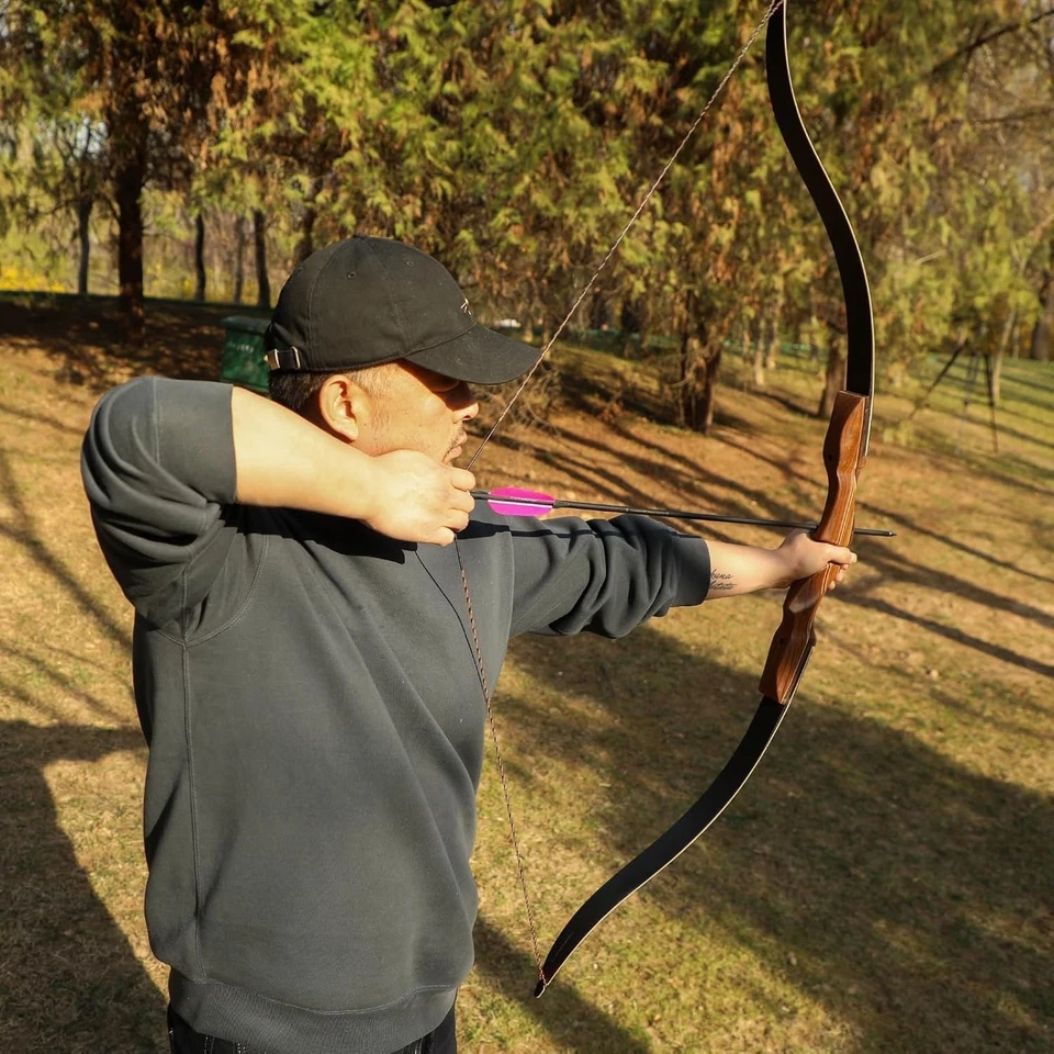 Lightning Archery D97 Flemish Twist Bow String 60" 16 Strand Black Brown NEW - Image 2 of 4