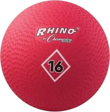 Champion Sports Playground Ball - 16inch - Red - BRAND NEW
