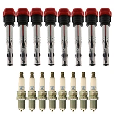 Bosch 8 Ignition Coil NGK 8 Laser Platinum Spark Plug Kit For Audi R8 RS4 S5 V8