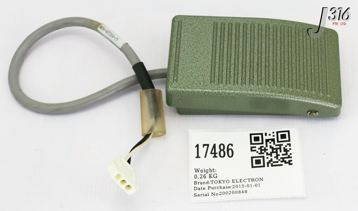 17486 TOKYO ELECTRON CM1 FOOT PEDAL FROM UNITY CVD MACHINE J42