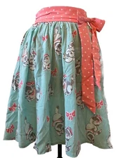 Sourpuss Sailor Kitties Swing Skirt Retro sz S pinup rockabilly kawaii cat NWT