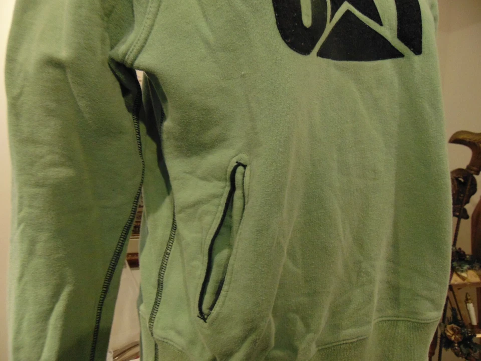Sudadera con capucha para mujer Cat Womankind verde claro pequeña Foto 3 de 4