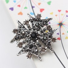 Creative Star Drop Oil Rhinestone Brooch Corsage Dress Accessory Pin Accessories