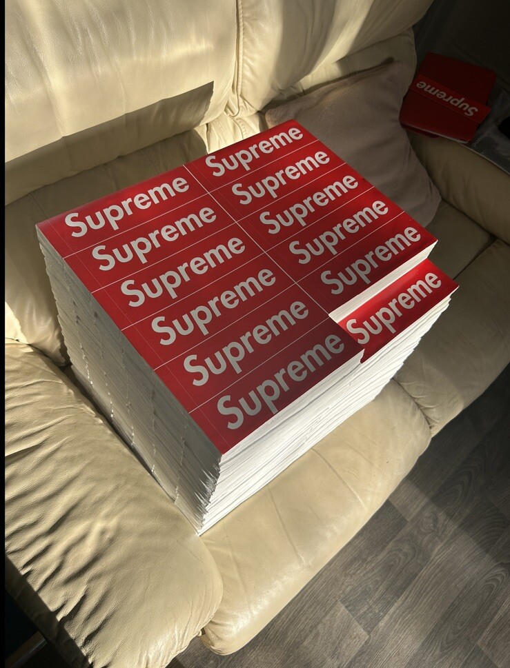 SUPREME®︎/ROTARY HERO STICKER STOOL Supreme Rotary Hero Sticker Bricks Stool Side Table Red - US