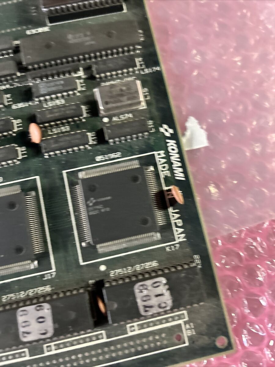 Original Main Event 4 Player Konami arcade board PCB C58 Original Main Event 4 Player Konami arcade board PCB C58