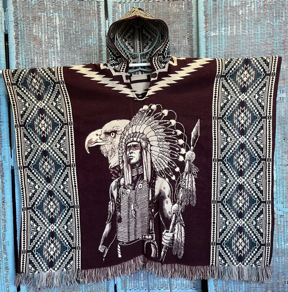 Wholesale Lot 10 Alpaca Ponchos delivery in 1 day, made of llama wool yarn - Image 2 of 4