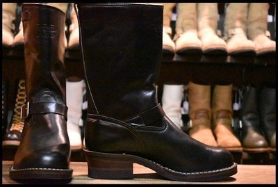 WESCO Champion Boss Engineer Black Horsehide Vibram 700 9E 