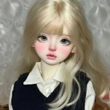 Handmade Face Makeup Eyes 1/4 SD BJD Doll Resin Ball Jointed Nude Body Doll Toys