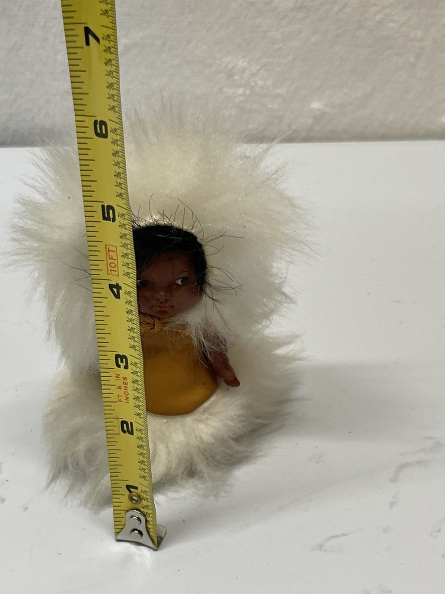 Alaskan Inuit Native America Girl Doll Fur and Leather Vintage | eBay