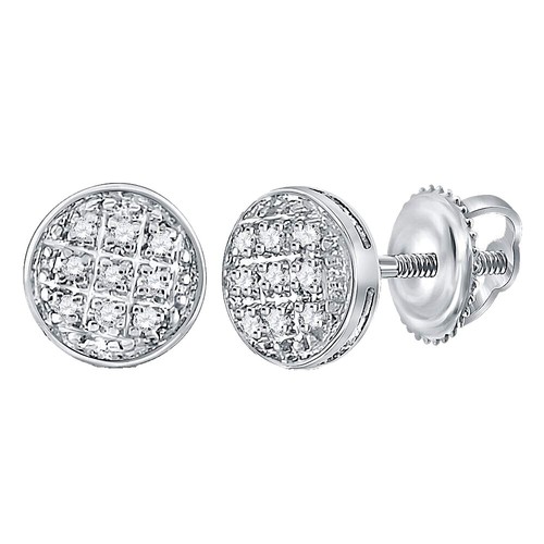14K White Gold Hinged Huggie Hoop Earrings (3mm) 1/2 inch (12mm) 15mm