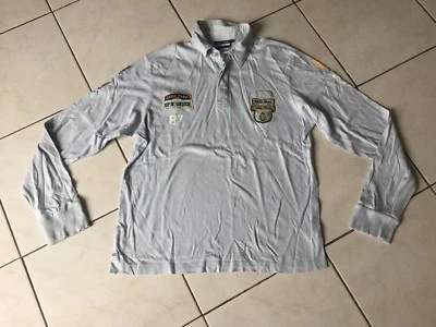 Polo EDEN PARK Taille M bleu ciel - Photo 1/4