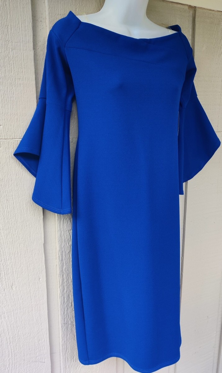 bebe royal blue dress 3/4 Sleeve Stretch Size 6, NWT Buy Mother Daughter Matching STRUCTURED-BODICE and a sleek invisible SIZE:30/32