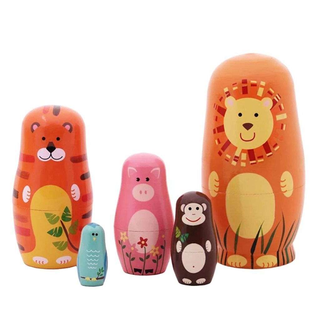 Handmade Wooden Different Pattern Animals Pattern Toys