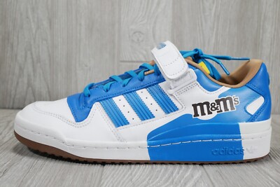 adidas  M&M’S BRAND FORUM LOW 84 Adidas M&M's Brand Forum Low 84 Shoes Mens 9.5 10.5 Blue White EQT