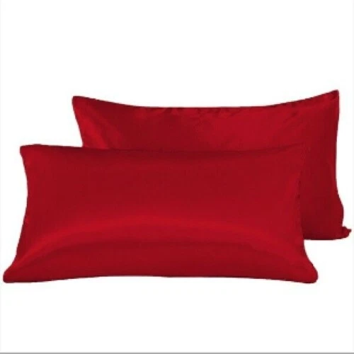 Funda de almohada 100 % pura seda morera para cabello estándar Queen fundas con cremallera ropa de cama Foto 3 de 4