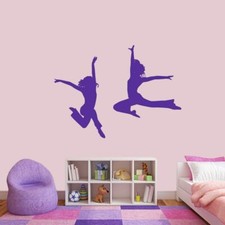 Set of Dancers Wall Decal Pack - Nursery, Kids Room, Girls, Teens, Classroom