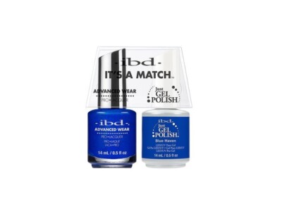 IBD IT'S A MATCH Gel Polish & Advance Nail Lacquer DUO - BLUE HAVEN