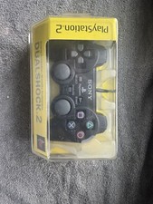 NEW Official OEM Sony PlayStation 2 PS2 Black DualShock 2 Controller - Sealed