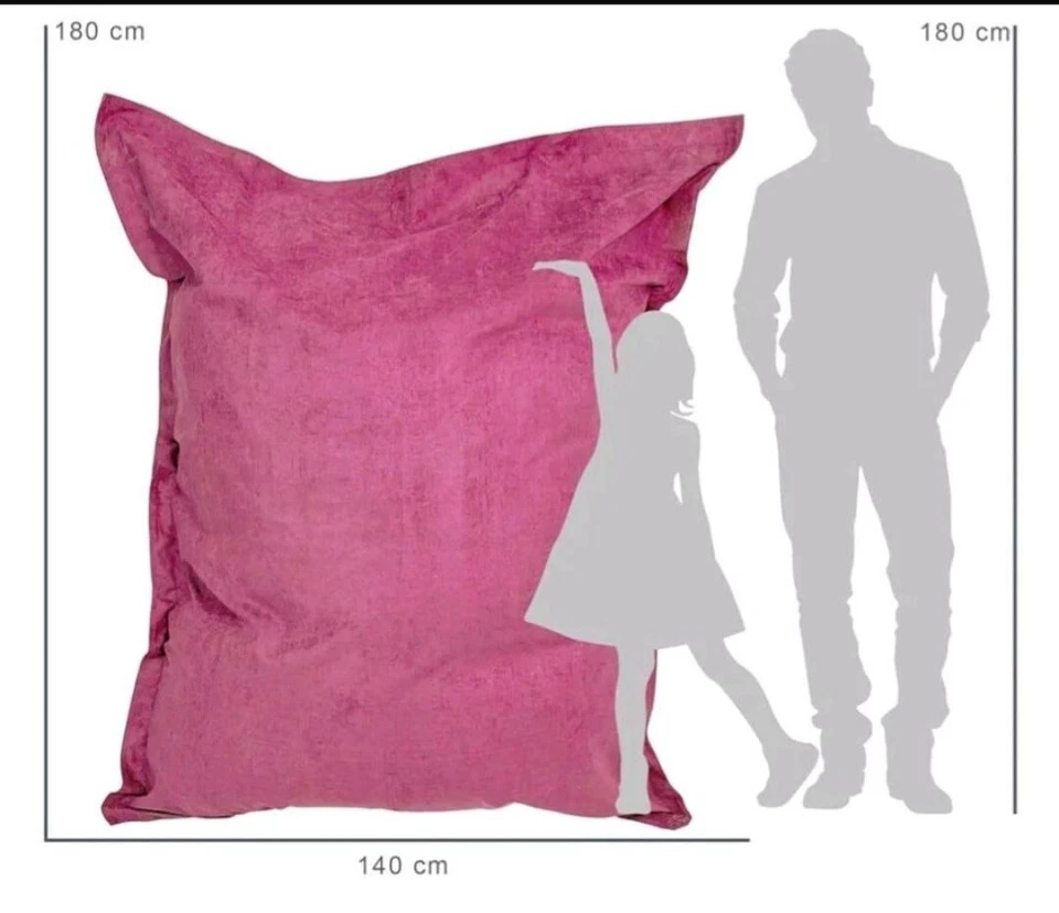 XXL SITZSACK PINK - Bild 3 von 3