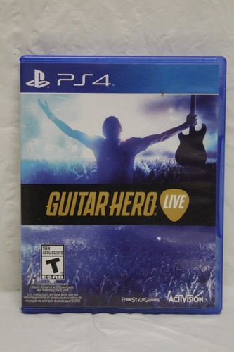 Jeu Guitar Hero Live Complet Pour PlayStation 4 PS4 - En Très Bon état Avec La Guitare