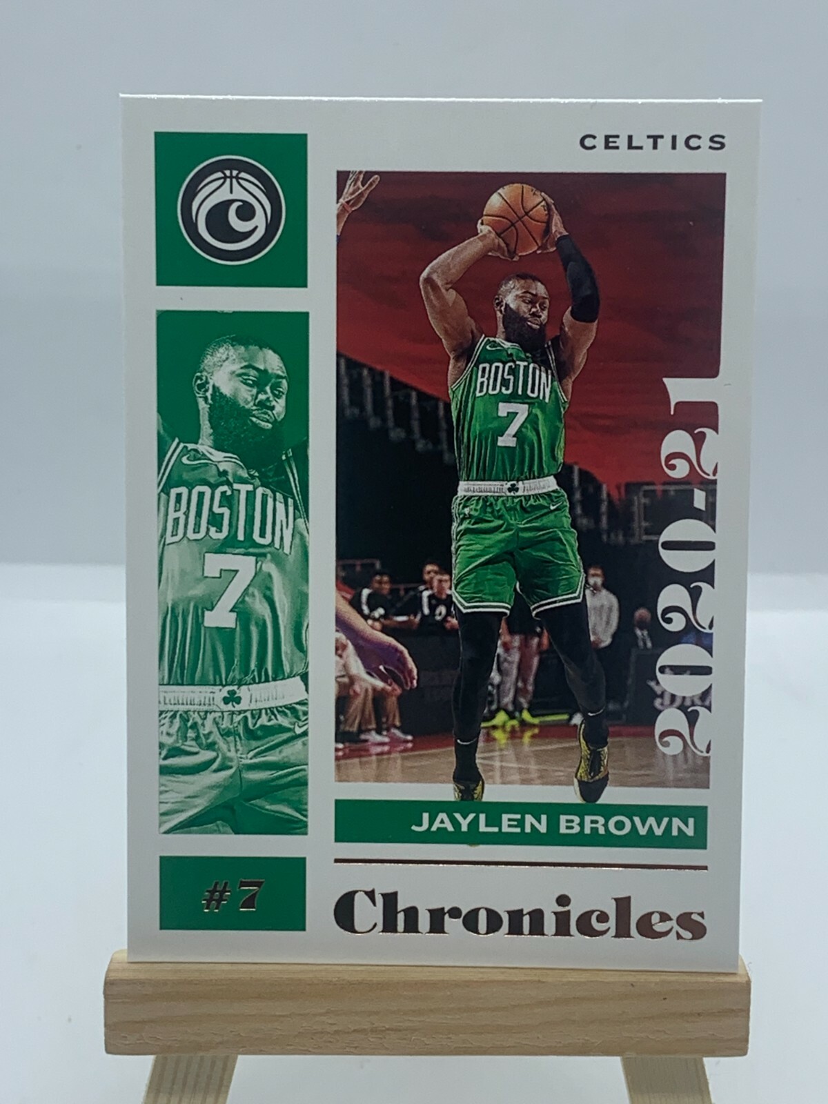 JAYLEN BROWN 2020-21 Panini Chronicles Basketball BRONZE FOIL Parallel #45