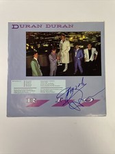 John Taylor Roger Taylor Autographed Vinyl Sleeve Album Rio Duran Duran V101
