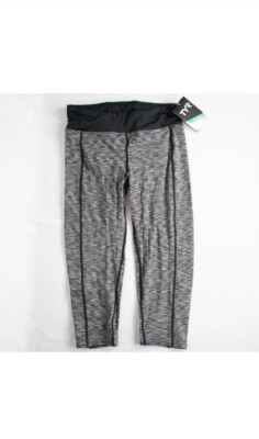 TYR Women Durafast Lite SONOMA KALANI Capri Fitness Tights Black Size XL  $50