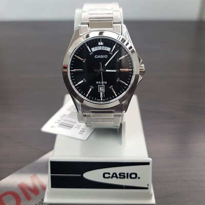 #ad #ad Casio MTP 1370D 1A1 Men Analog Stainless Steel Watch Original New $69.77