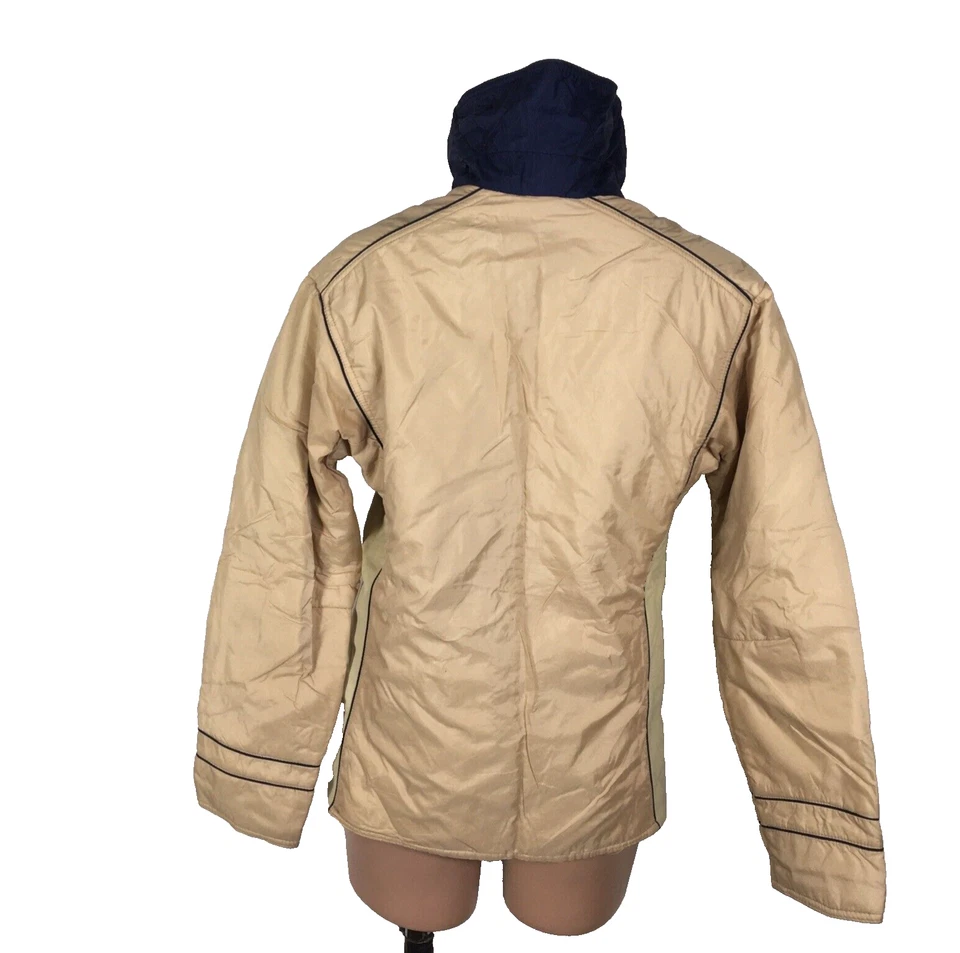 Abrigo Chaqueta Esquí Hinchada Invierno Bronceado Deportes Ciervo Blanco Años 70 De Colección Talla M Foto 2 de 4