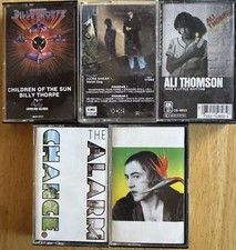 Lot Of 5 - 70  s  80  s Rock  Alternative Cassette Tapes Thorpe, Shear, Lloyd  