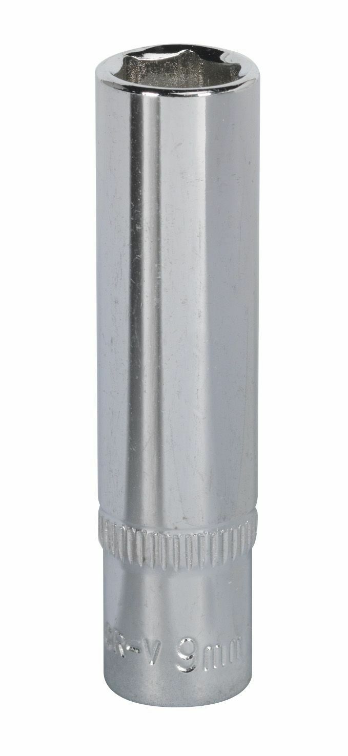 Sealey WallDrive Socket 9mm Deep 1/4"" Square Drive Fully Polished Socket Set - Image 5
