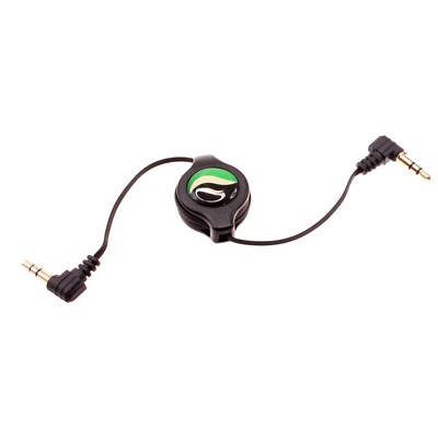Retractable Aux Cable 3.5mm Adapter Car Stereo Aux-in for Cell Phones