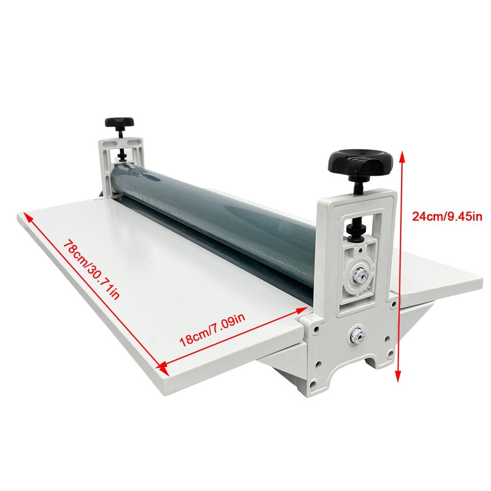 29.5in Manual Cold Roll Laminator Vinyl Photo Laminating Machine Advertising