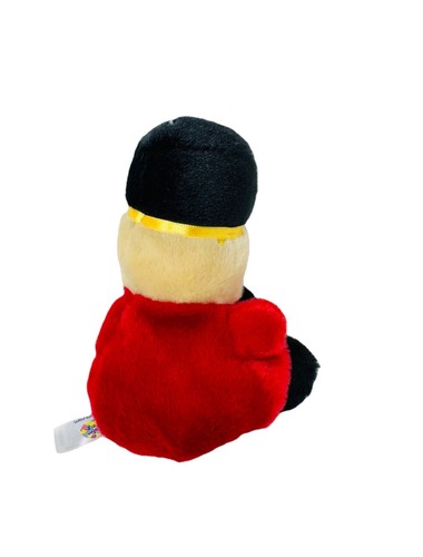 Aurora Palm Pals Marius Nutcracker Red Christmas Stuffed Plush Toy 5-Inch New - Picture 3 of 3