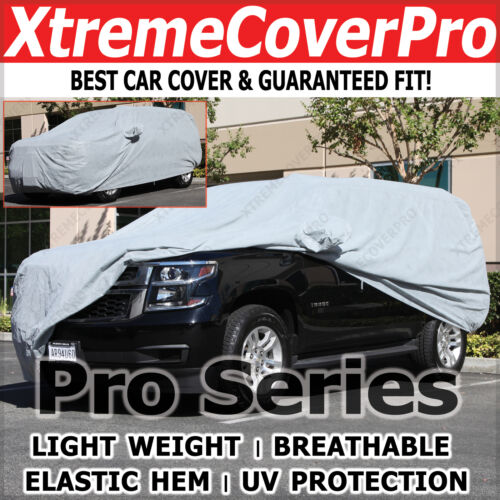 2021 2022 2023 2024 CHEVY TAHOE FUNDA COCHE TRANSPIRABLE CON BOLSILLO ESPEJO - GRIS - Imagen 1 de 10