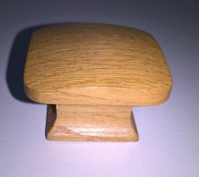 Holzgriff Eiche massiv natur quardratisch 30 x 30 x 20 mm Griff Möbelgriff  - Bild 1 von 4