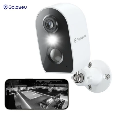 Galayou Wireless Battery Camera Outdoor WiFi Security Camera System Smart Home