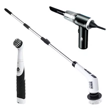 3-in-1 Cordless Rechargeable Cleaning Pursonic Bundle: Power Scrubber, Extended