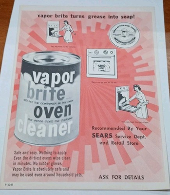 #ad Lot of 67 Vintage Advertising Flyers Vapor Brite Oven Cleaner Sears Ephemera... $29.95