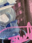9” X 12”, Punk Gurl, Pink And Black,  Acrylic/Canvas, Original,Signed, COA — photo 7