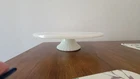 Vintage 1950s Anchor Hocking Milk Glass Cake Plate