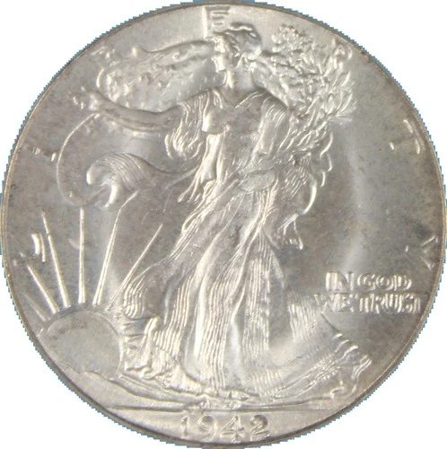 1942 MS65 Walking Liberty Half Dollar PCGS 1282258