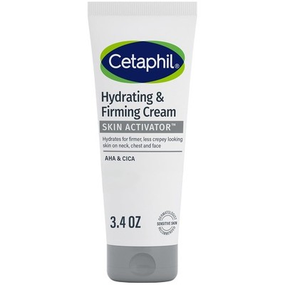 Cetaphil Skin Activator Hydrating & Firming Cream For Face, Neck & Chest 3.4 oz
